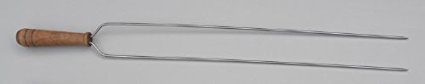 Forked Brazilian (Churrasco) Super Skewer (Wood Handle) - 2pack - FREE STANDARD SHIPPING IN USA