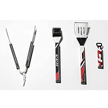 Requip'd 4 Piece BBQ Set with Brush