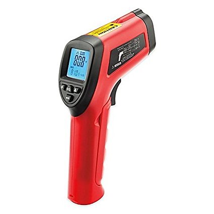 9V Maverick Infrared Laser BBQ Surface Thermometer, Measures Temperature Without Contact, Ideal for Outdoor Grilling Barbecue, Indoor Cooking, 5 Meters Away Accuracy, 7