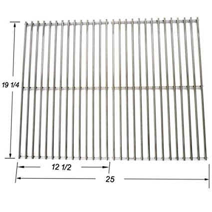 Charmglow Gas Grill Replacement Stainless Steel Cooking Grate JCX612