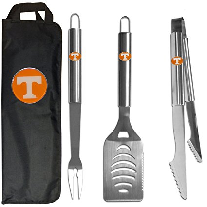 Tennessee Volunteers 3 pc Stainless Steel BBQ Set with Bag