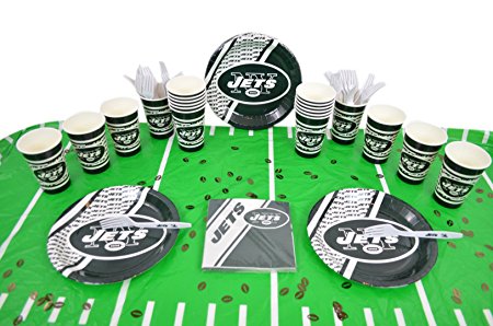 Official National Football Fan Shop Authentic NFL Tailgate Party Kit Bundle for 20 Fans - Table Setting and More