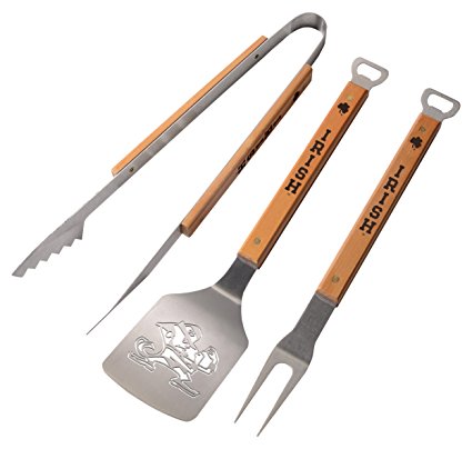 Notre Dame Fighting Irish Sportula Classic 3 Piece Barbecue Grill Tool Set