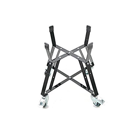 Aura Outdoor Products AOP-ENL Rolling Cart Rolling Nest for Large Kamado Grills including Big Green Egg, Kamado Joe