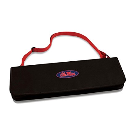 NCAA Ole Miss Rebels Metro 3-Piece BBQ Tool Set in Carry Case