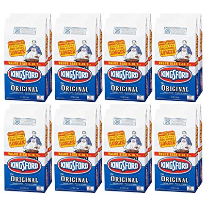 Kingsford Original Charcoal Briquettes, Two 16.7 lb Bags (8)