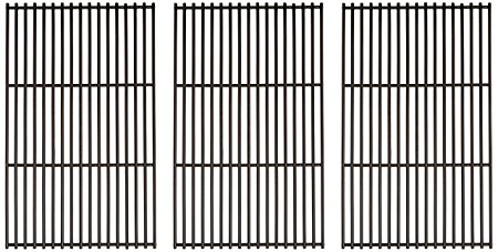 Music City Metals 50343 Porcelain Steel Wire Cooking Grid Replacement for Gas Grill Model Surefire SF34LP, Set of 3