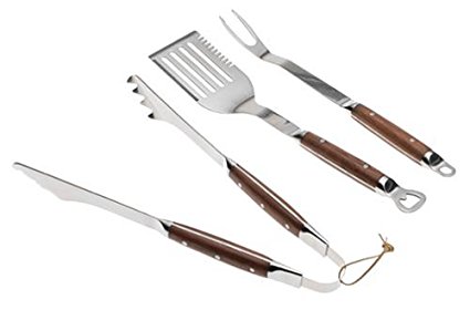 Mr Bar B Q 02138 Forged 3 piece rosewood set