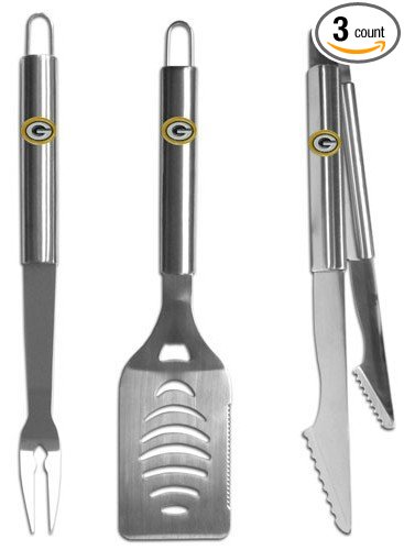 Green Bay Packers Grilling BBQ 3 Piece Utensil Set