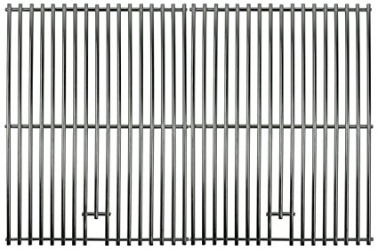 Music City Metals 5S672 Stainless Steel Wire Cooking Grid Replacement for Gas Grill Model Grill Master 720-0670E, Set of 2