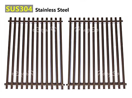 Hongso Aftermarket SCG521 7521 Stainless Steel (SS 304) Cooking Grid/Cooking Grates Replacement for Weber, Lowes Model Grills