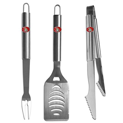 NHL Stainless Steel 3 Piece BBQ Tool Set