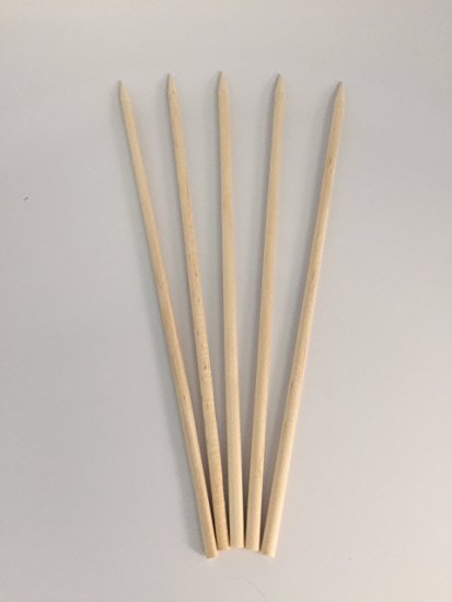 KingSeal 8.75 Inch 4.5mm Wood Corn Dog Skewers - 8 Pack/1000 per Pack