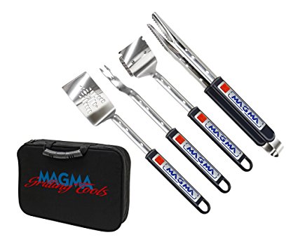 Magma Products, A10-132T 5 Piece Telescoping Grill Tool Set