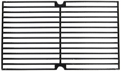 Music City Metals 69763 Gloss Cast Iron Cooking Grid Replacement for Gas Grill Models Kenmore 148.16656010 and Uniflame GBC976W, Set of 3