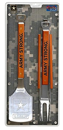 Military - United States US Army 3-Piece BBQ and Grill Tool Set