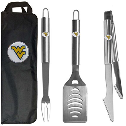 NCAA Stainless Steel BBQ Tool Set with Bag