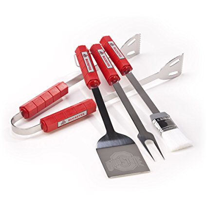 NCAA Ohio State Buckeyes 4 Piece Barbecue Set