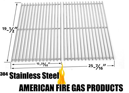 7528 Weber Grill Parts Factory Stainless Steel Cooking Grid for Weber 7528 Genesis E and S Series Weber Grill, Set of 2