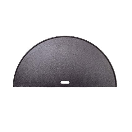 Kamado Joe BJ-HCIGRIDDLE Big Joe Half Moon Cast Iron Reversible Griddle