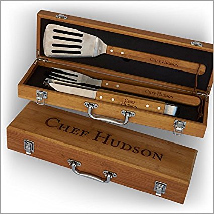 Personalized Bamboo Grilling Set - 3374 Review